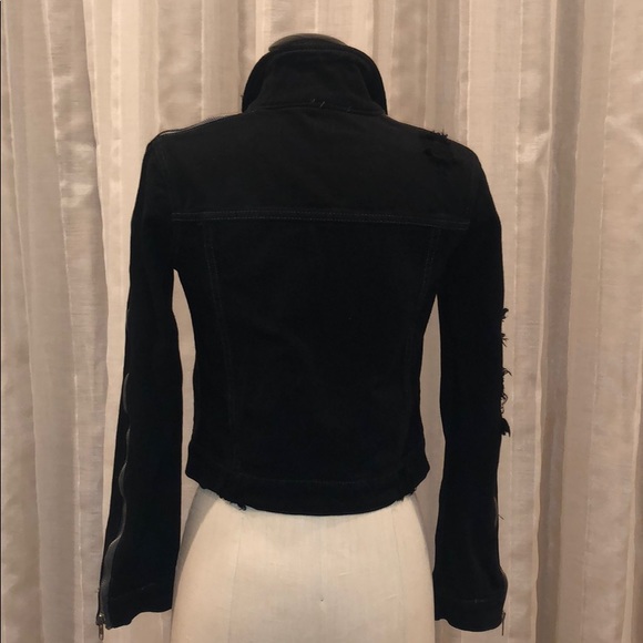 Calmar Romeo Distressed Black Demim Jacket - Picture 4 of 9